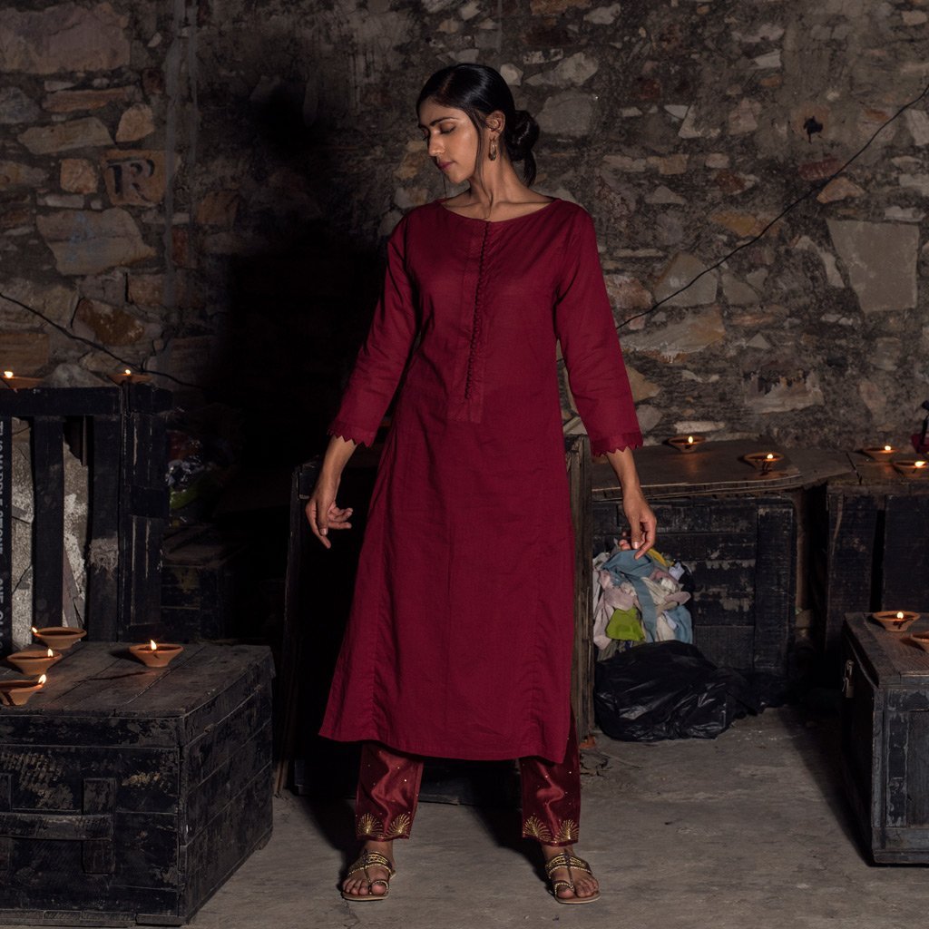 SOORAJMUKHI (Pant-Maroon)