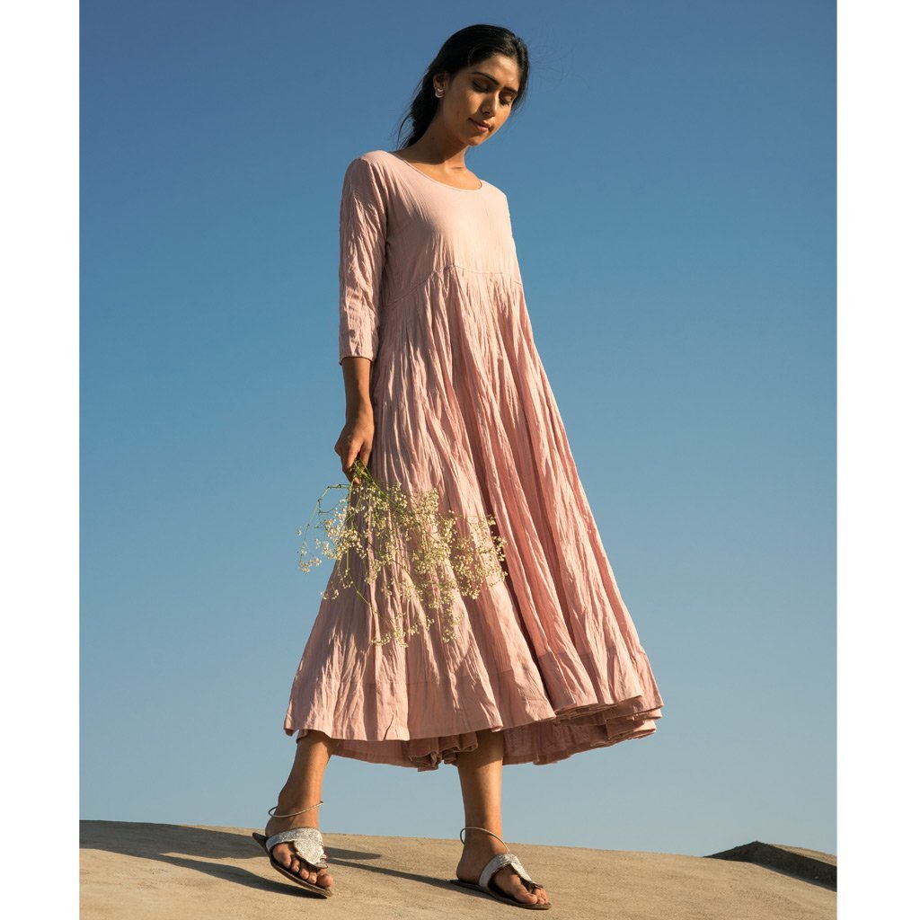 HARINI (Kurta/Dress-Old Rose) - Tokree Shop Jaipur