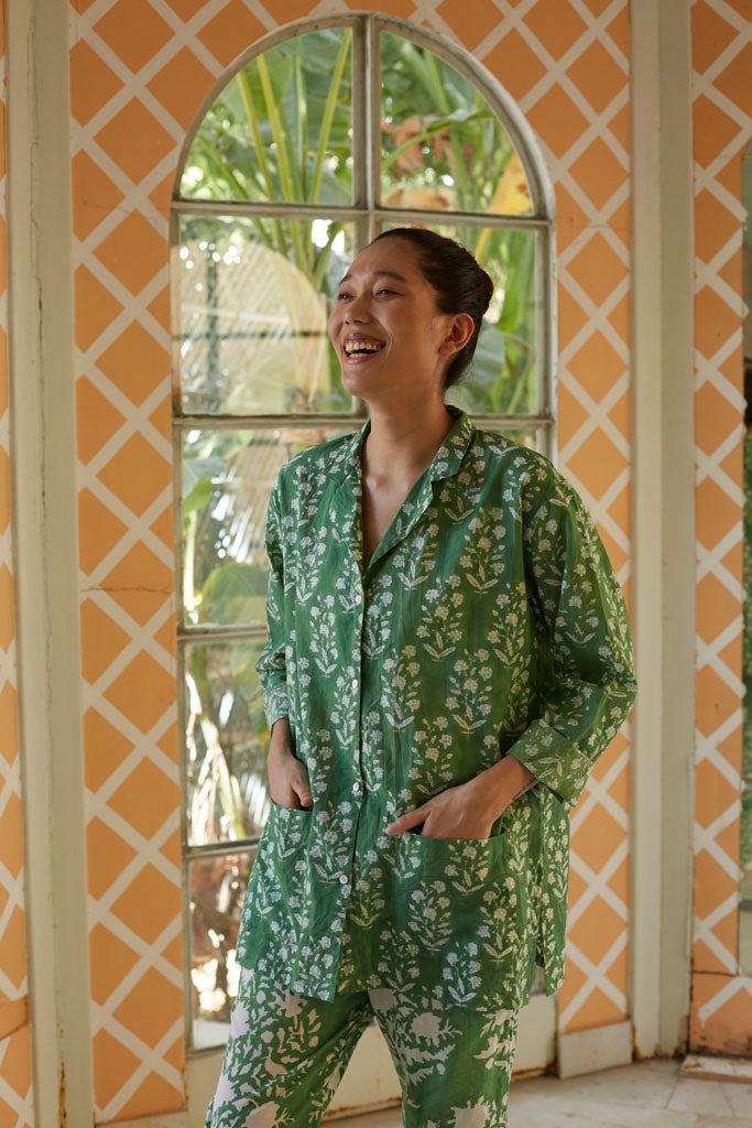 SIRENUSE CO-ORD SET OF 2 (EMERALD)