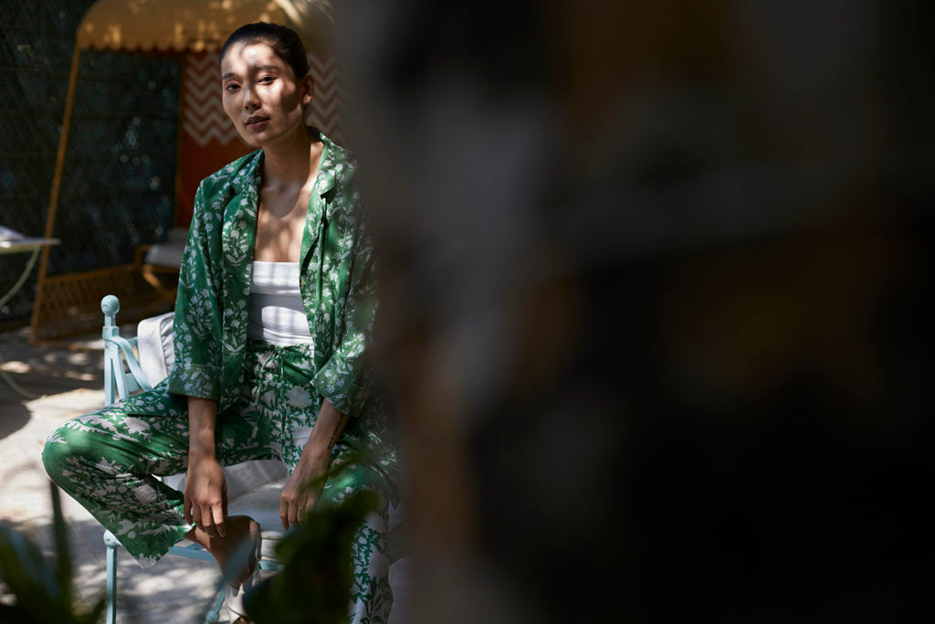 SIRENUSE CO-ORD SET OF 2 (EMERALD)