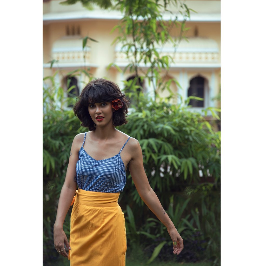 MANGUE WRAP SKIRT (Skirt-Mangue) - Tokree Shop Jaipur