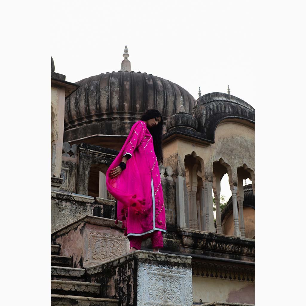 MUKTA MANI (Set of 3-Rani Pink) - Tokree Shop Jaipur