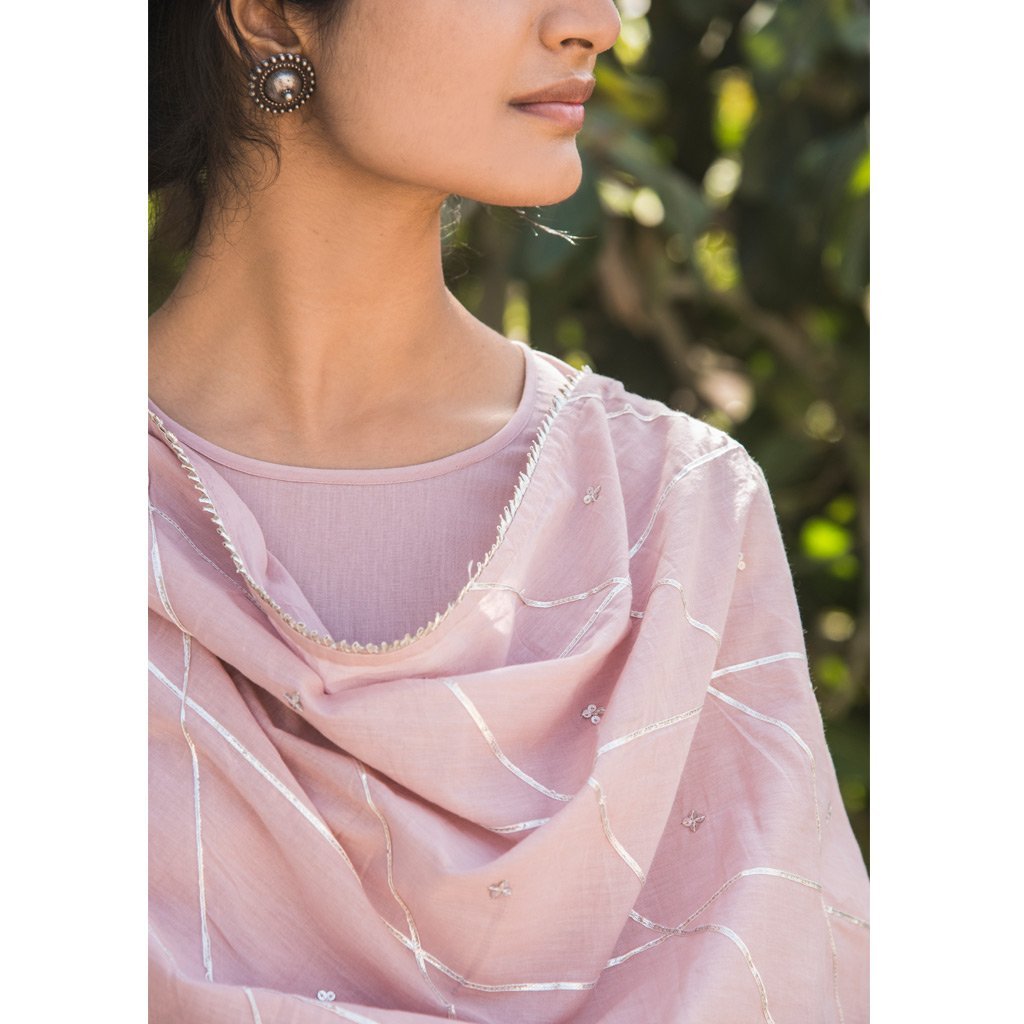 NISHA (Dupatta-Old Rose)