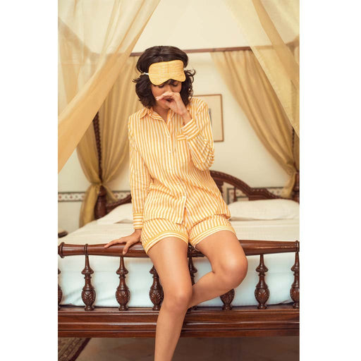 MANGUE PINSTRIPE (Nightsuit-Mangue) - Tokree Shop Jaipur