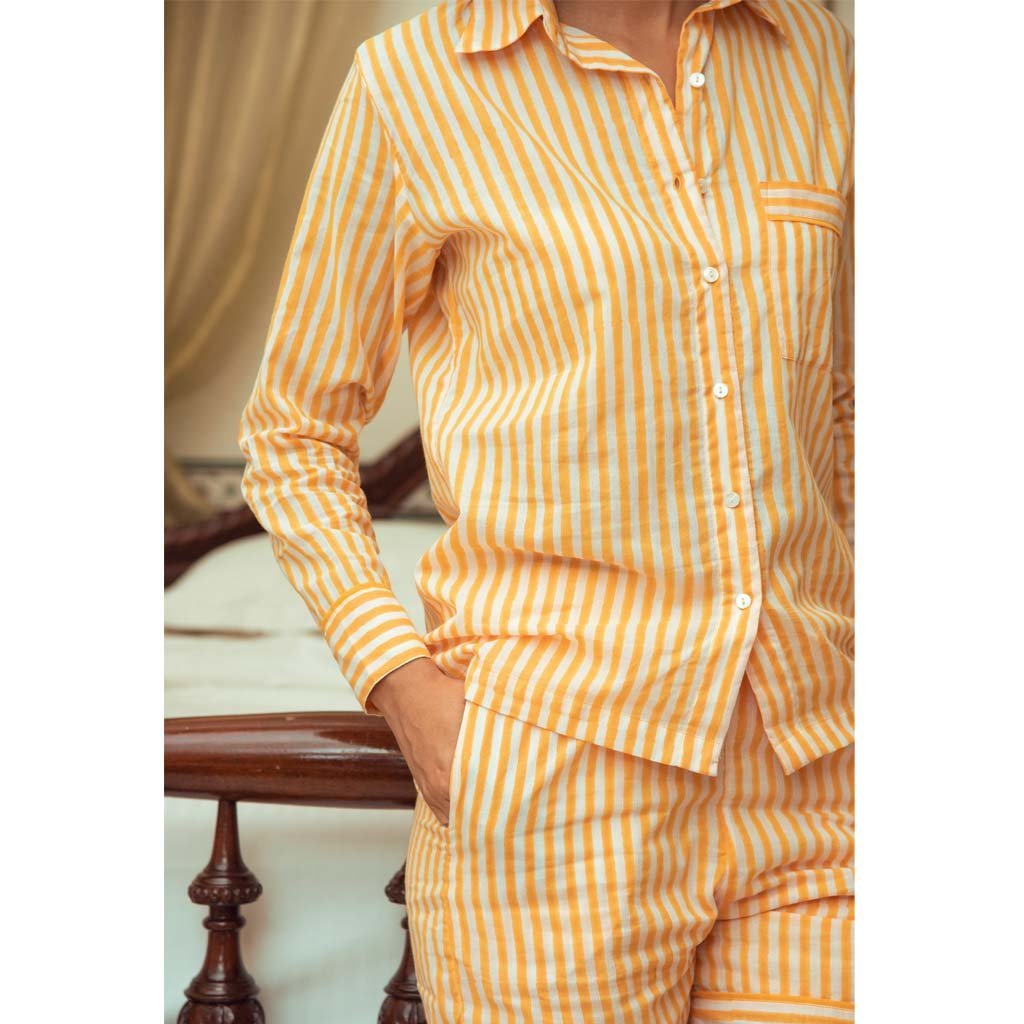 MANGUE PINSTRIPE (Nightsuit-Mangue) - Tokree Shop Jaipur