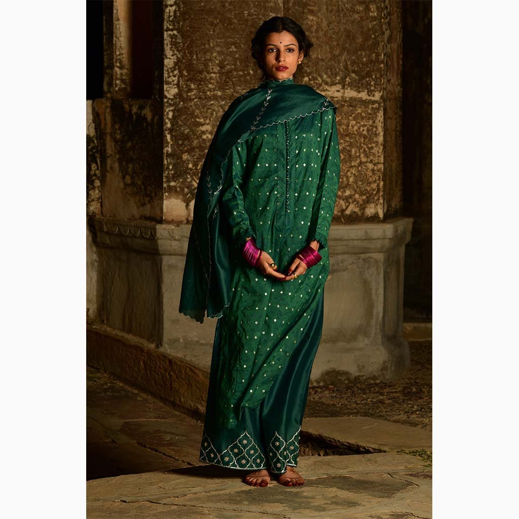 PANNA-MOTI (Set of 3-Emerald Green) - Tokree Shop Jaipur