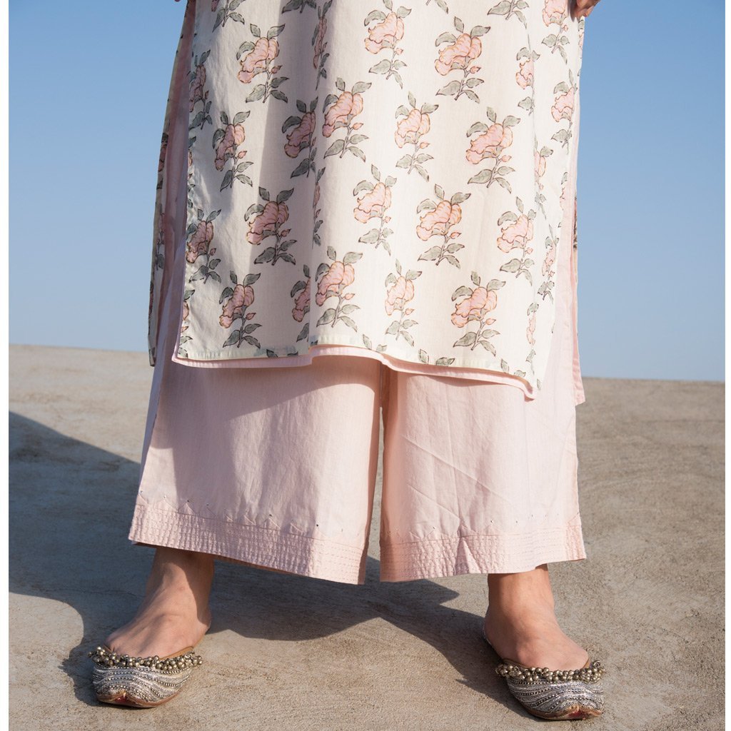 PARUL (Pant/Pajama-Powder Pink) - Tokree Shop Jaipur