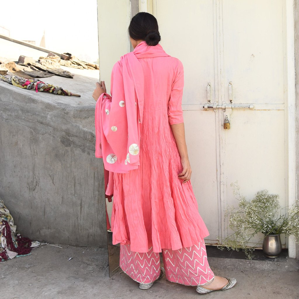 HAMSIKA (Kurta/Dress-Pink) - Tokree Shop Jaipur