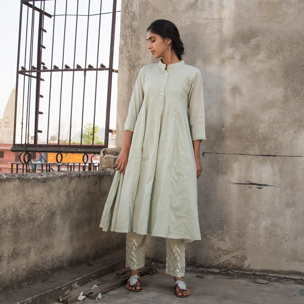 PAAKHI (Pant/Pajama-Sage Green)