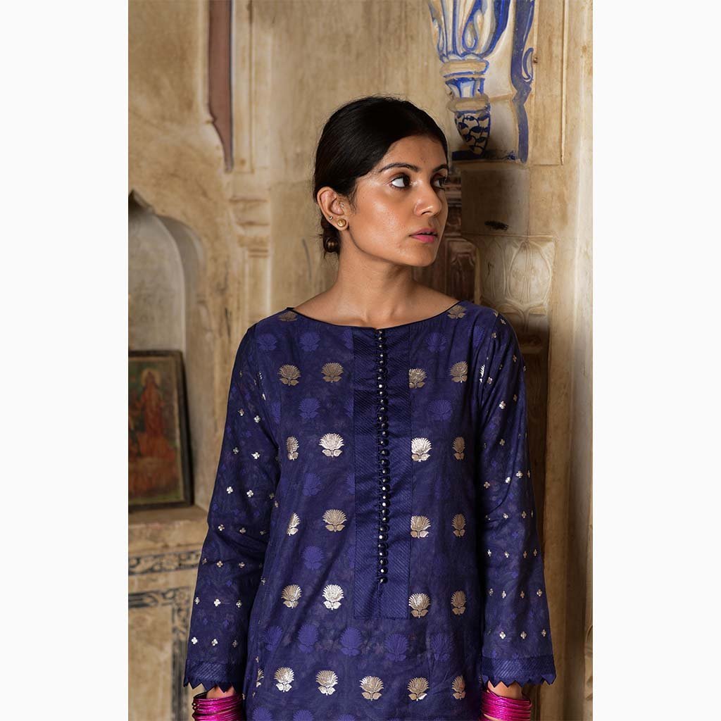 INDRANEEL (Set of 3-Royal Blue) - Tokree Shop Jaipur