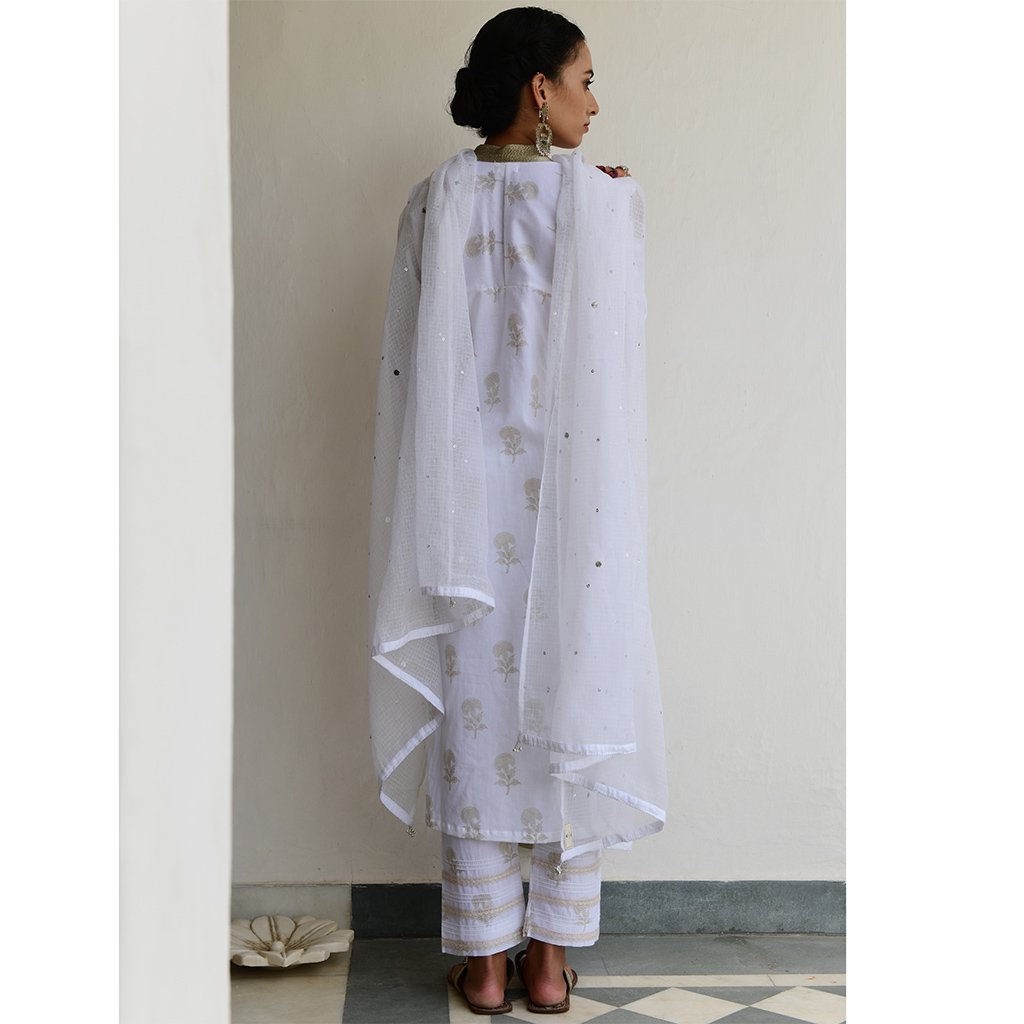 AHILYA (Set of 3-White) - Tokree Shop Jaipur