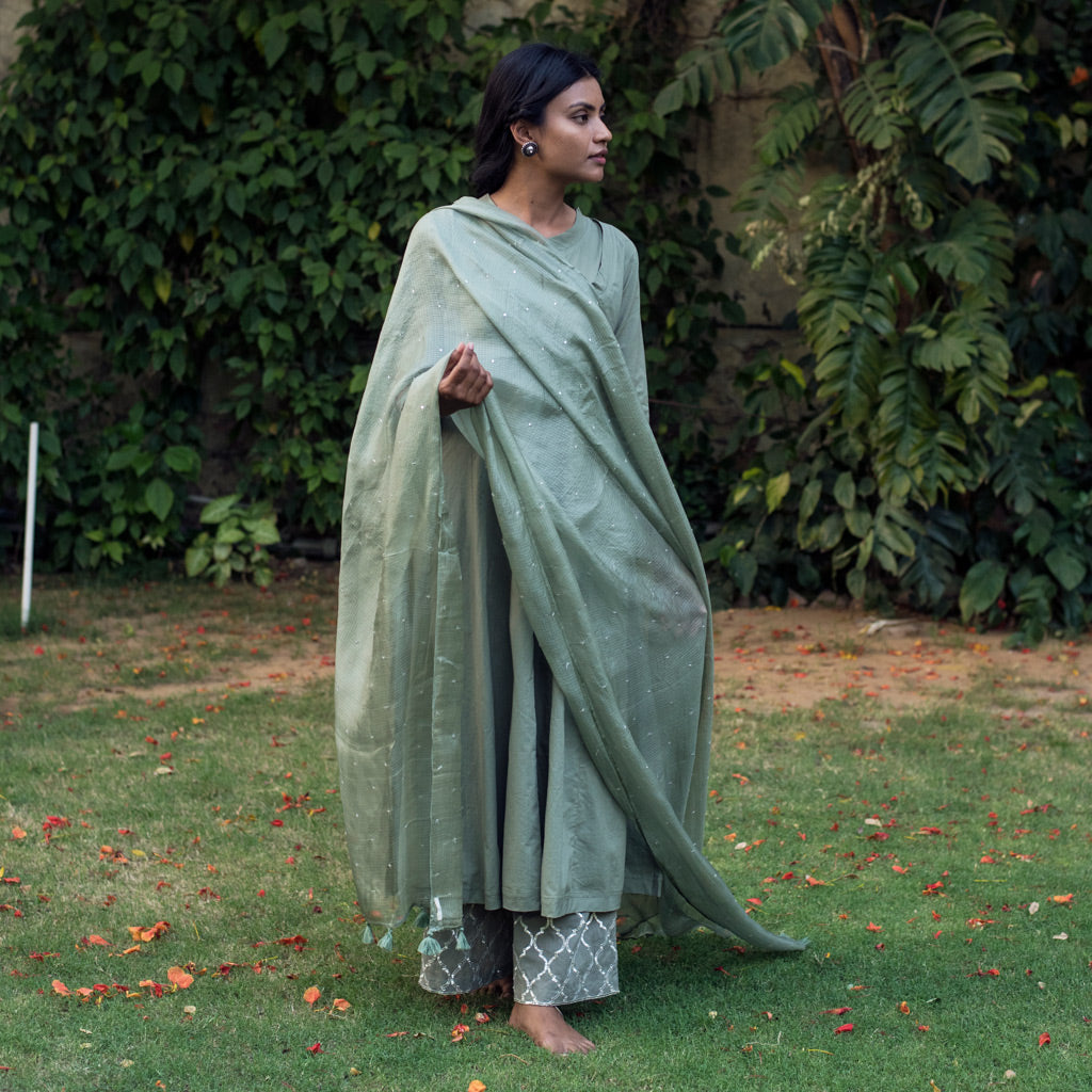 METHI (Kurta/Dress-Mehendi Green)