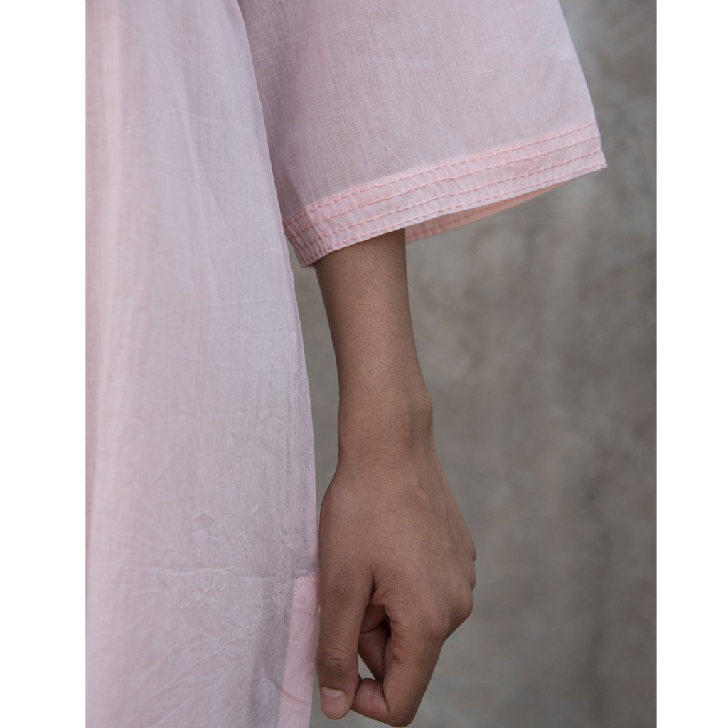 RITA (Kurta/Dress-Powder Pink) - Tokree Shop Jaipur