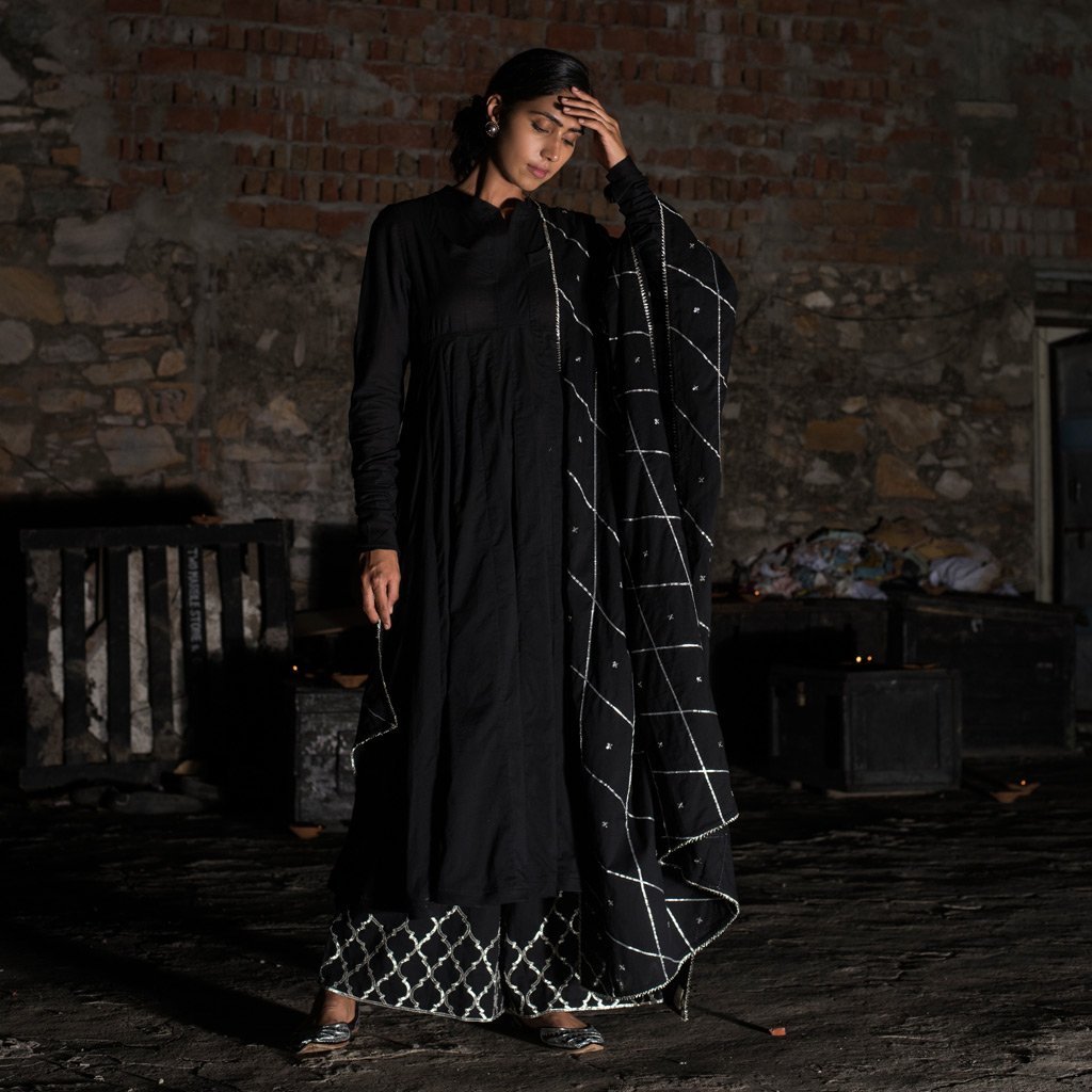 AAFREEN (Kurta/Dress-Black) - Tokree Shop Jaipur