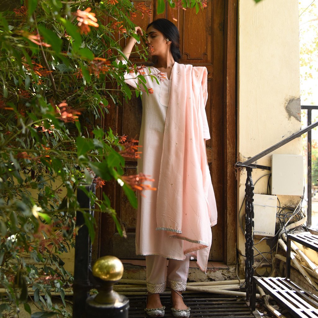 RITIKA (Pant/Pajama-Powder Pink)