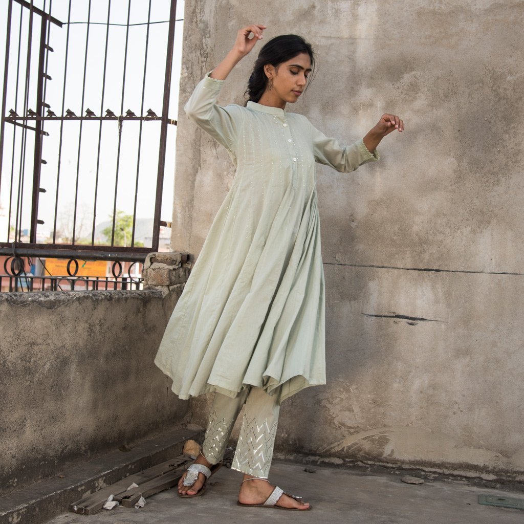 PAAKHI (Pant/Pajama-Sage Green)