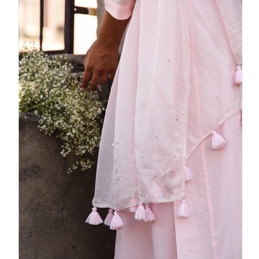 DINA (Dupatta-Powder Pink)