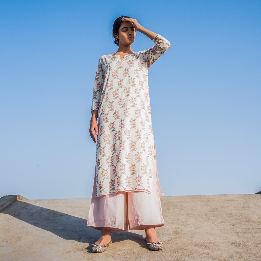 PARUL (Pant/Pajama-Powder Pink) - Tokree Shop Jaipur