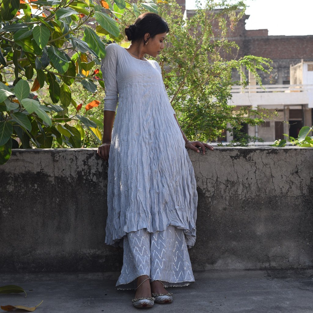 ILAA (Kurta/Dress-Grey) - Tokree Shop Jaipur