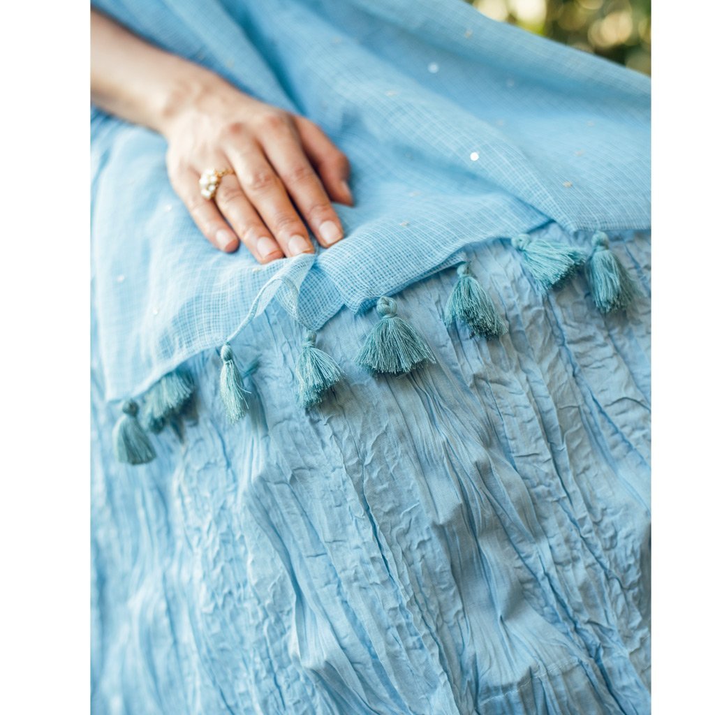 DOHA (Dupatta-Sky Blue)