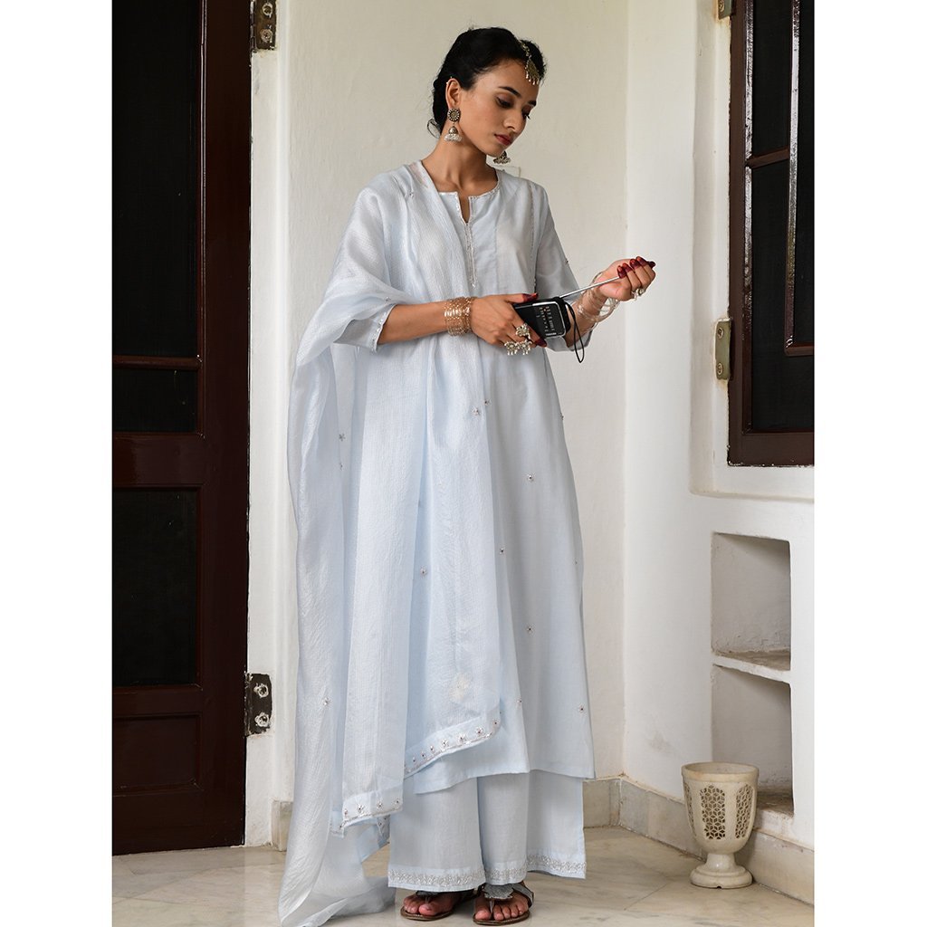 KOYAAL (Set of 3-Sky Blue) - Tokree Shop Jaipur