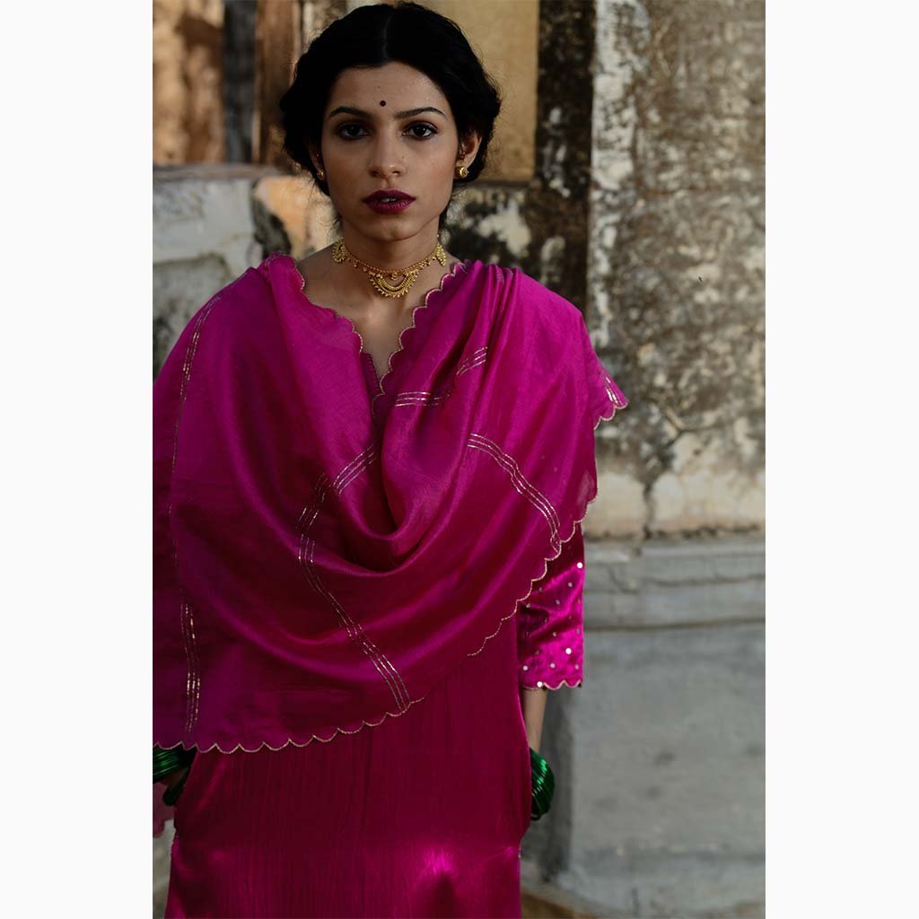 GOMED (Set of 3-Rani Pink) - Tokree Shop Jaipur