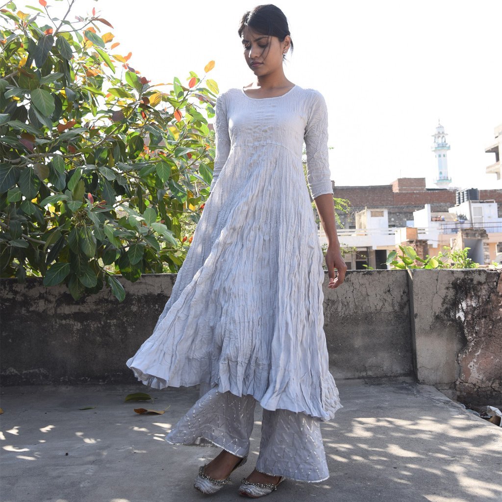 ILAA (Kurta/Dress-Grey) - Tokree Shop Jaipur