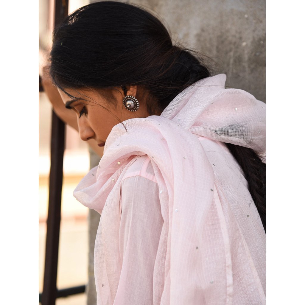 DINA (Dupatta-Powder Pink)