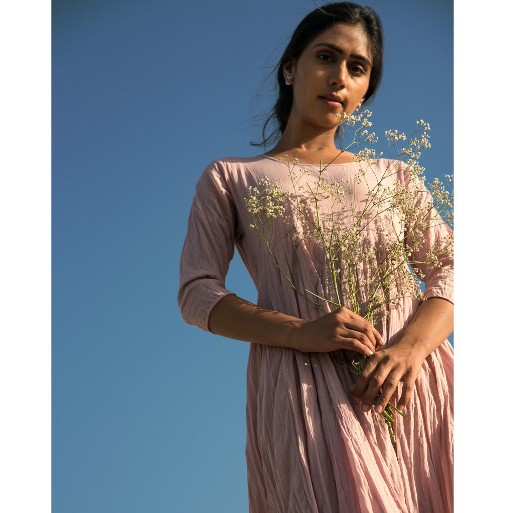 HARINI (Kurta/Dress-Old Rose) - Tokree Shop Jaipur