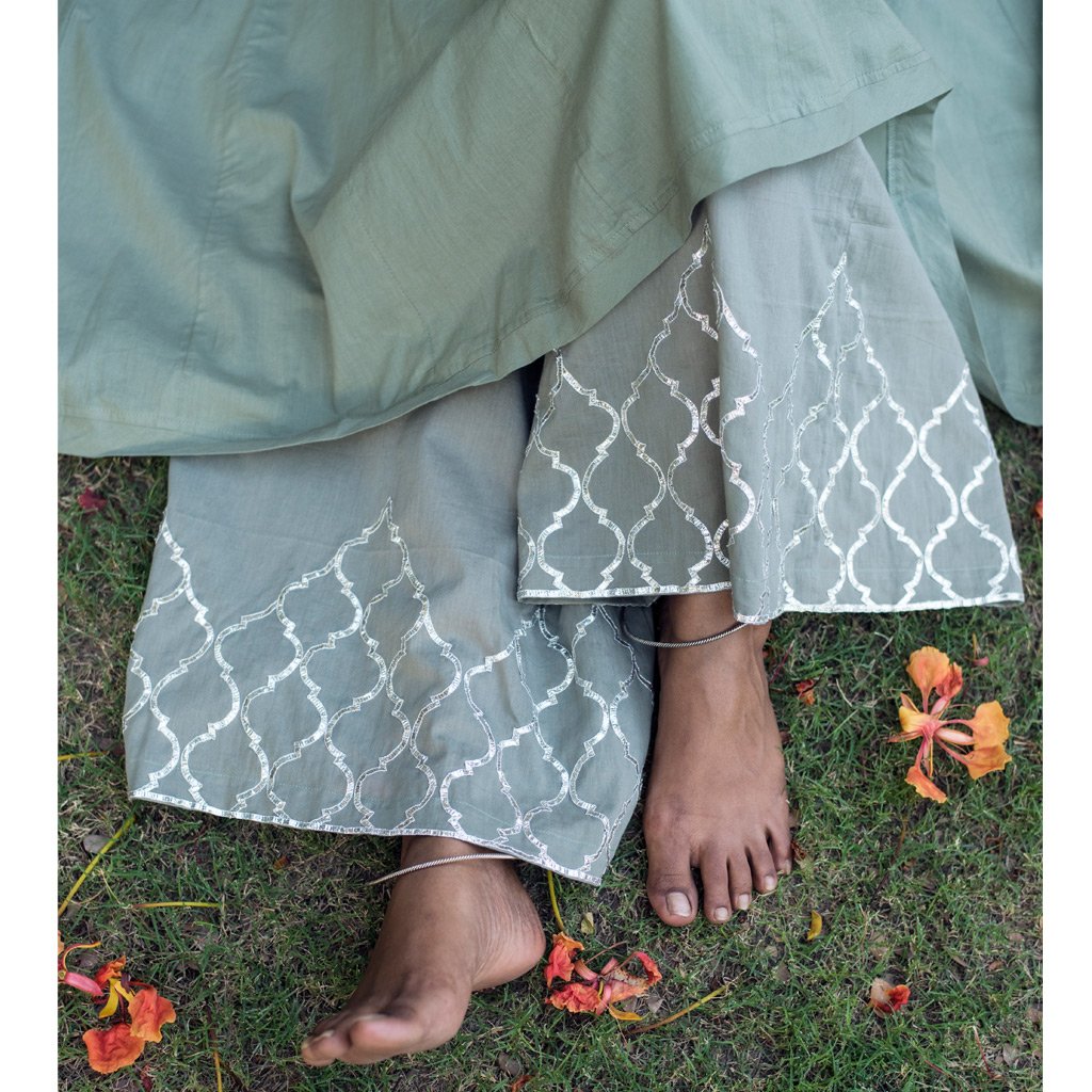 HEENA (Pant/Pajama-Mehendi Green) - Tokree Shop Jaipur