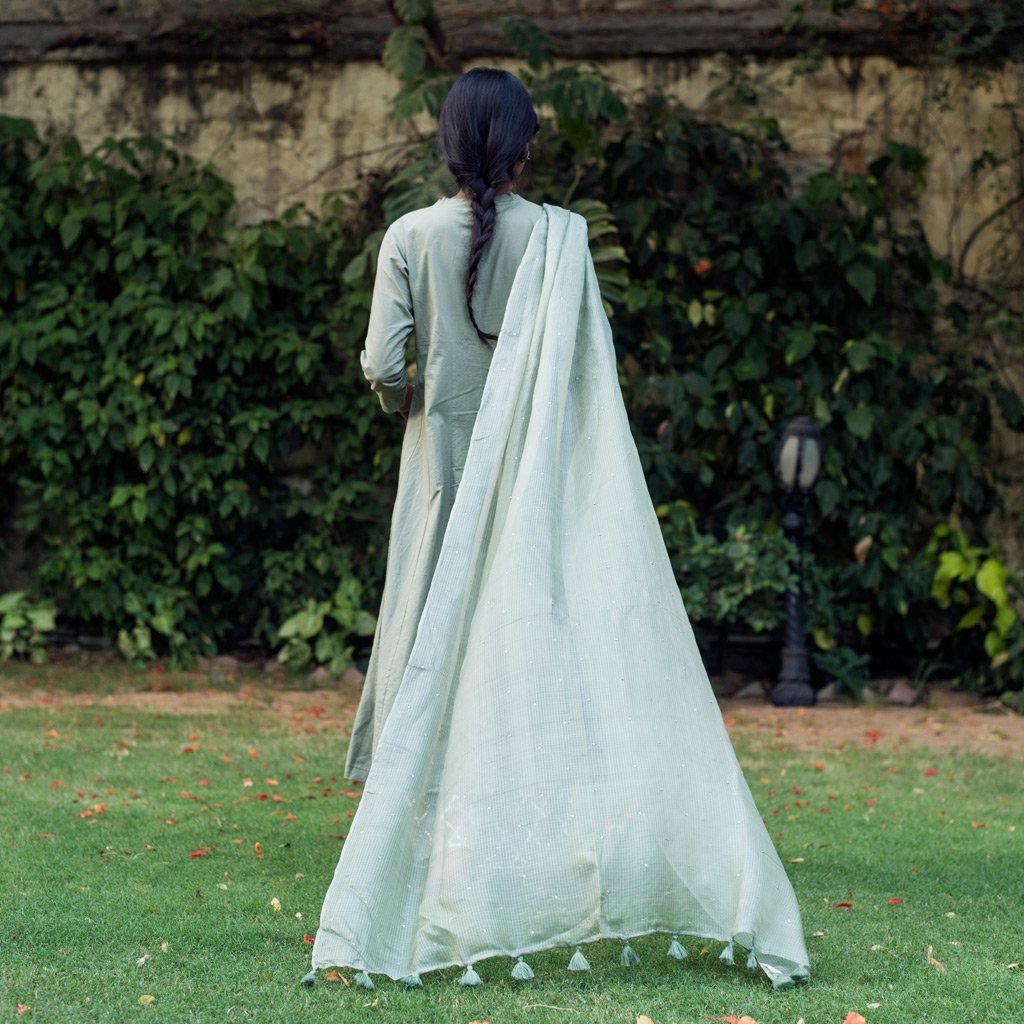 BIBI (Dupatta-Mehendi Green) - Tokree Shop Jaipur