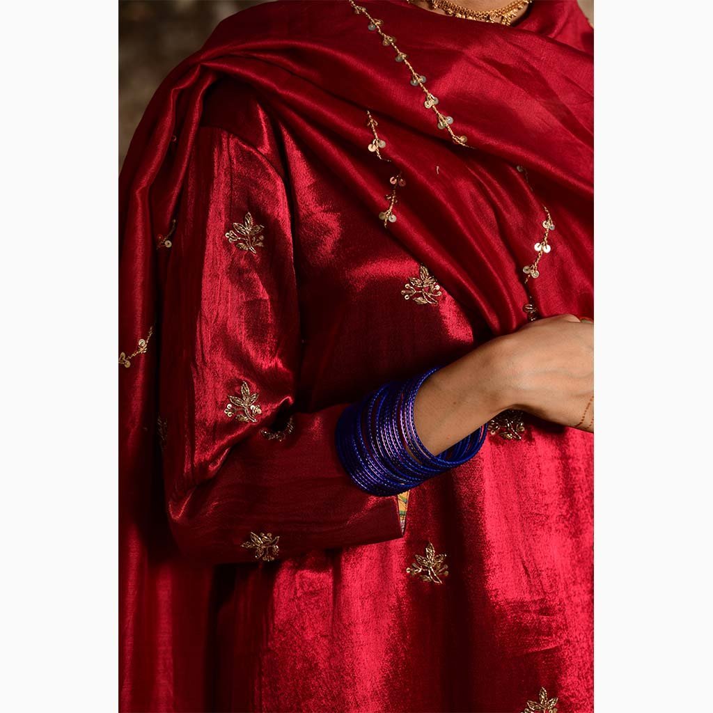 MAANAK (Set of 3-Ruby Red) - Tokree Shop Jaipur