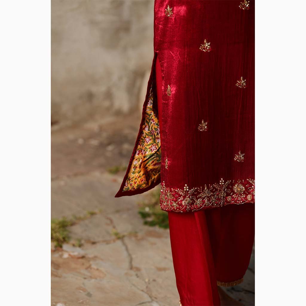 MAANAK (Set of 3-Ruby Red) - Tokree Shop Jaipur