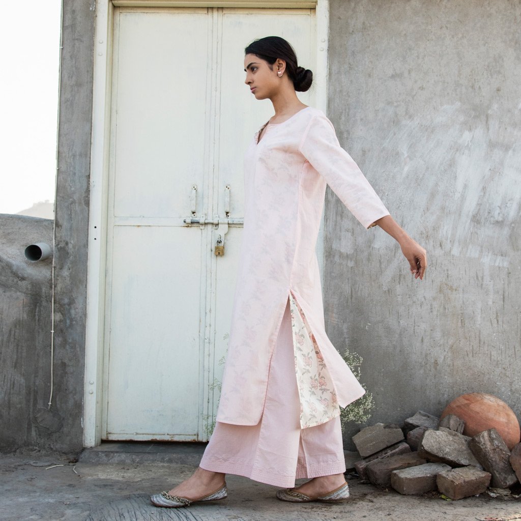 PARUL (Pant/Pajama-Powder Pink) - Tokree Shop Jaipur