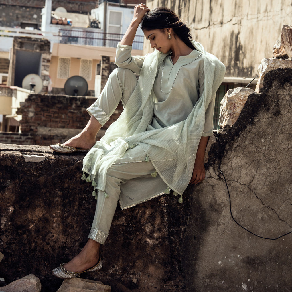 RIDDHI (Kurta/Dress-Sage)