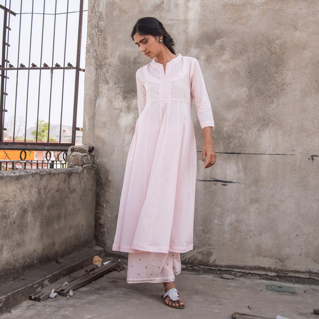 SAAKSHI (Kurta/Dress-Powder Pink)