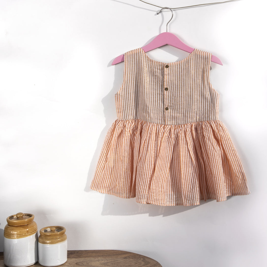 Peachy Babydoll Top  (KIDS-GIRLS) - Tokree Shop Jaipur