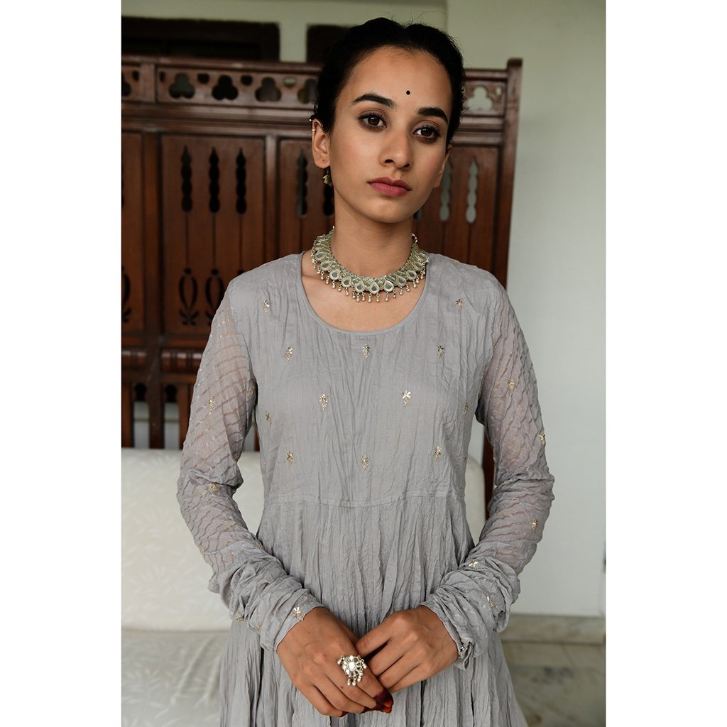 KRITI  (Set of 3-Grey) - Tokree Shop Jaipur