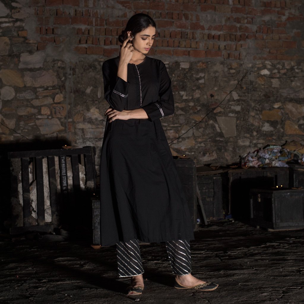 KAJRI (Kurta/Dress-Black) - Tokree Shop Jaipur