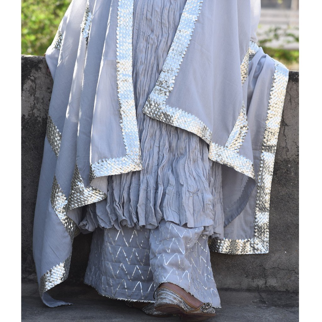 ILAA (Kurta/Dress-Grey) - Tokree Shop Jaipur