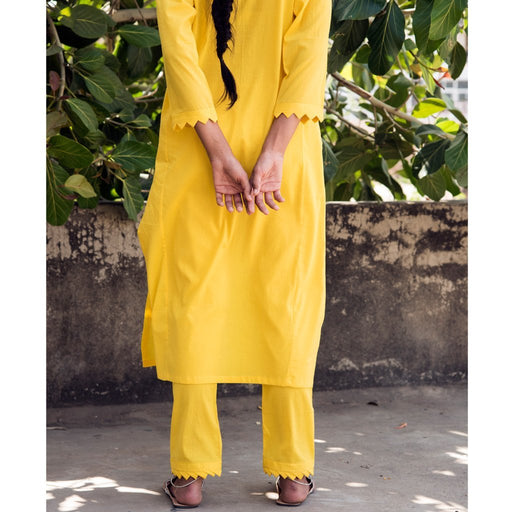 BINDU (Kurta/Dress-Yellow) - Tokree Shop Jaipur