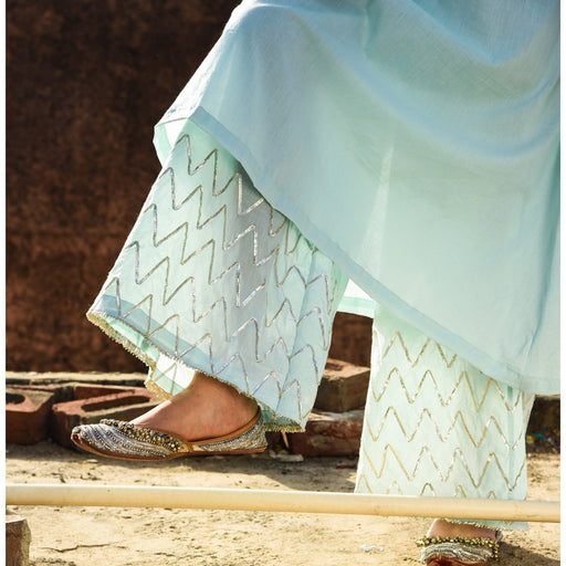 BADALI (Pant/Pajama-Sea Green) - Tokree Shop Jaipur