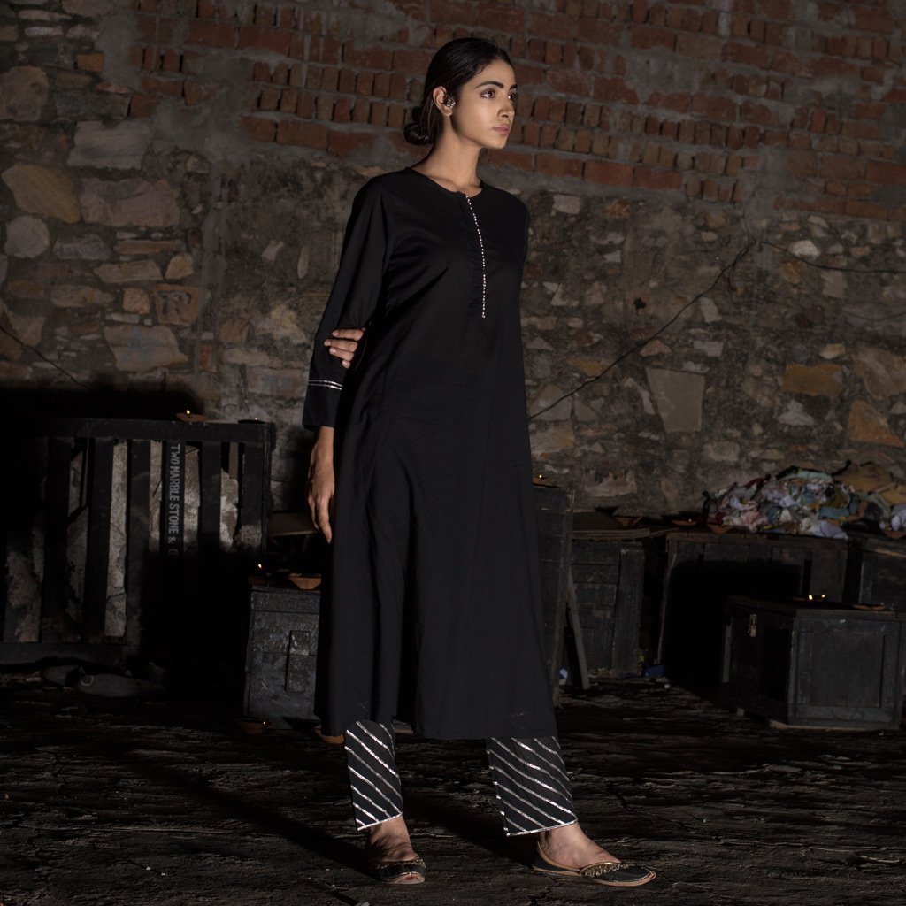 KAJRI (Kurta/Dress-Black) - Tokree Shop Jaipur