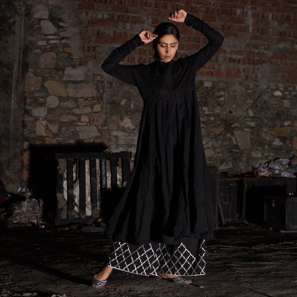 ESHWARI (Pant/Pajama-Black) - Tokree Shop Jaipur