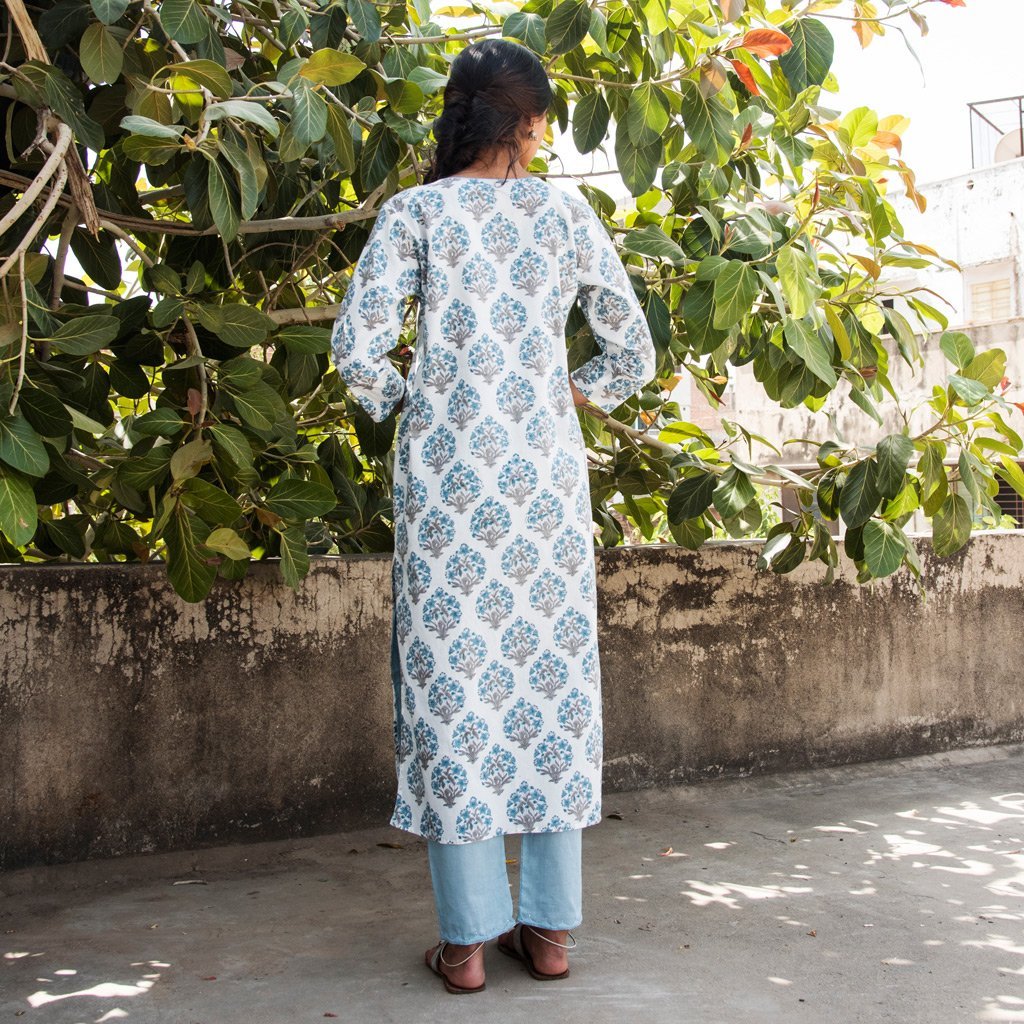 YAAMINI (Kurta/Dress-Sky Blue)