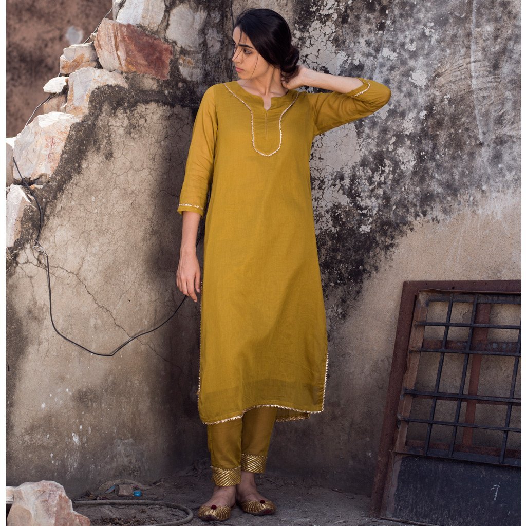 SIDDHI (Kurta/Dress-Mustard)