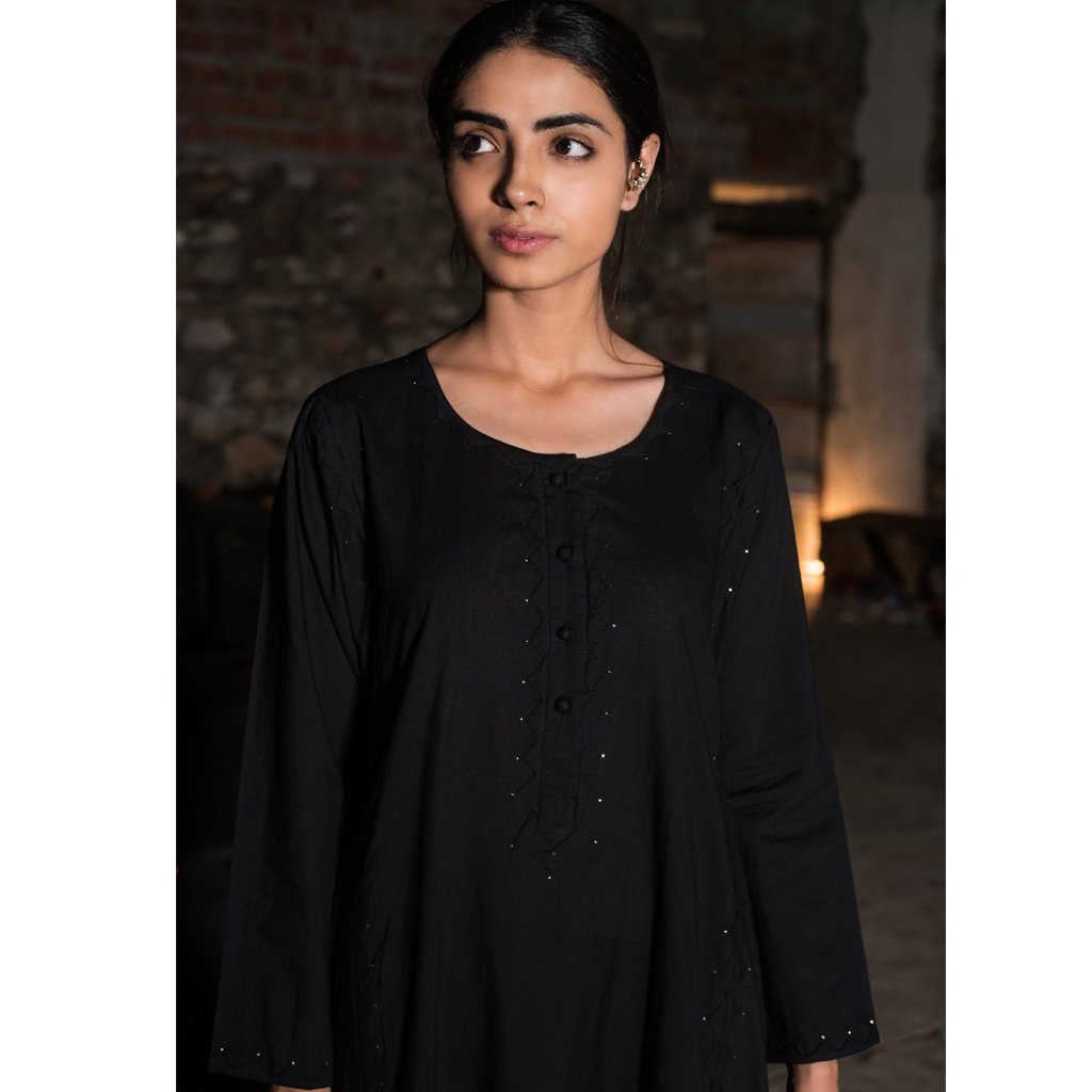 RAAT RANI (Kurta/Dress-Black)