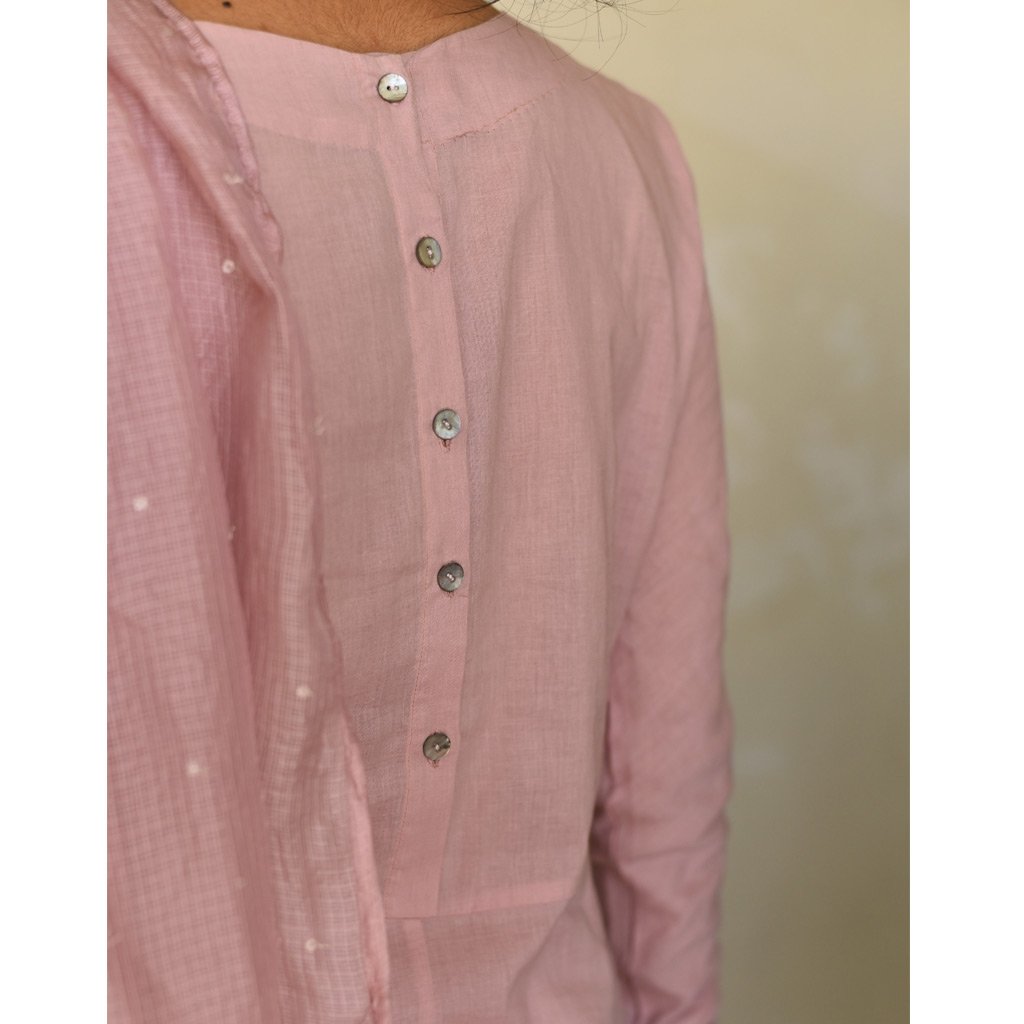 KALYAANI (Kurta/dress-Old Rose) - Tokree Shop Jaipur