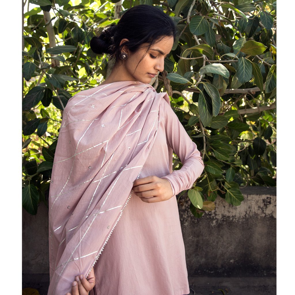 NISHA (Dupatta-Old Rose)