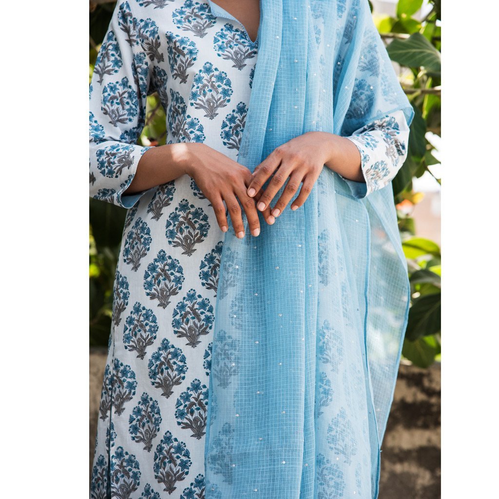 YAAMINI (Kurta/Dress-Sky Blue)